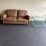 Poltrona Frau Sofa Vanity Model Camel Leather