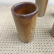 6 stoneware vases