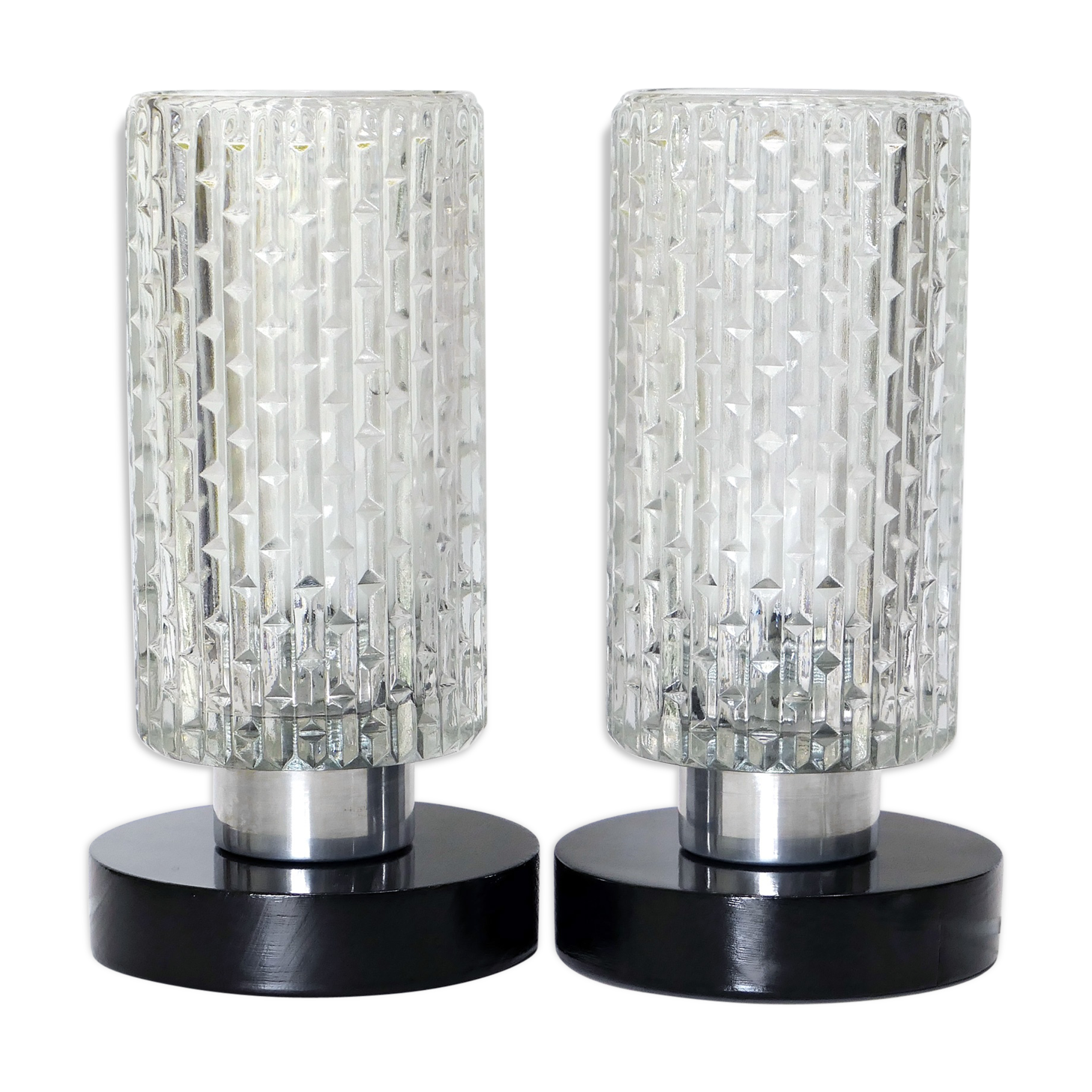 Paire de lampes de table ou chevet 1960's