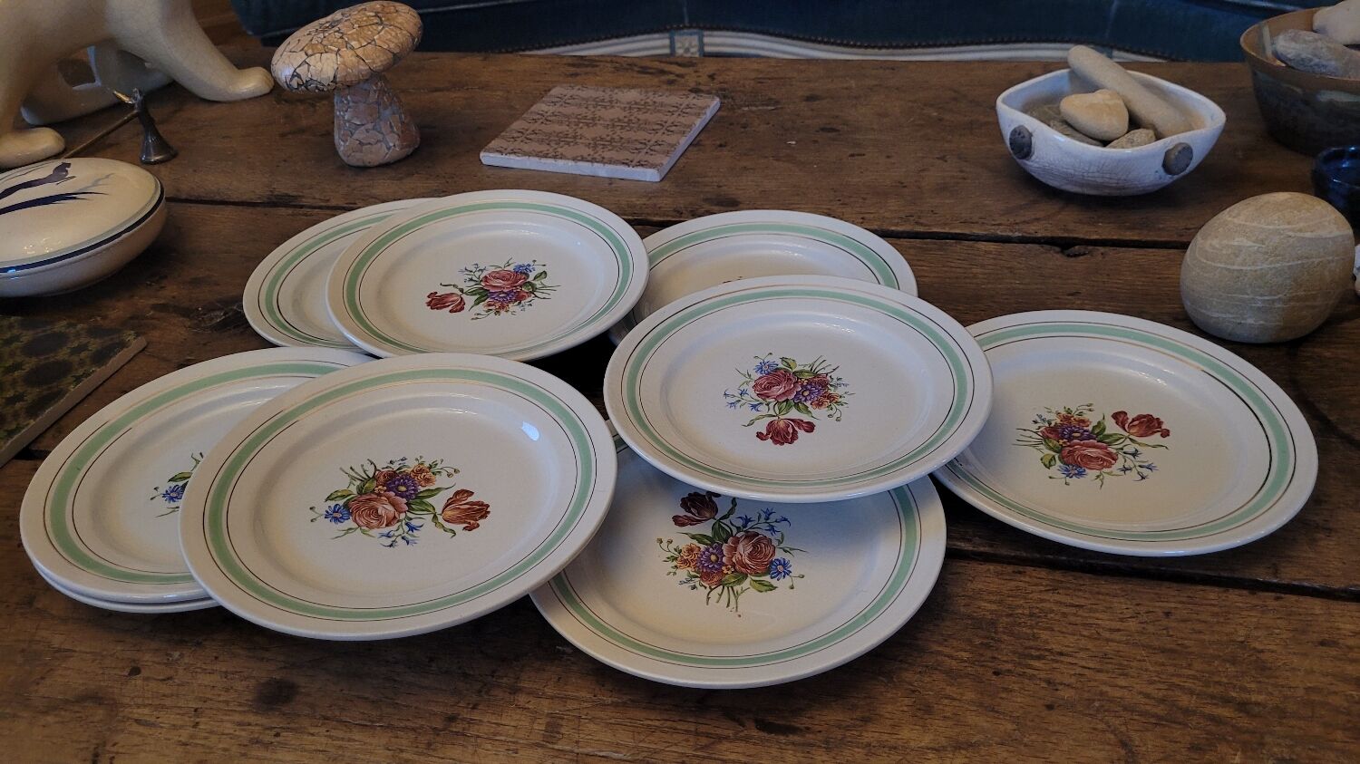 Dessert plates 50's