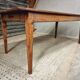 Antique dining table, rural oak table 90 x 200 cm