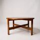 Round coffee table attributed to Niels Bach, 1970s.