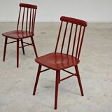 Paire de chaises style scandinave Stol Kamnik, ex Yougoslavie