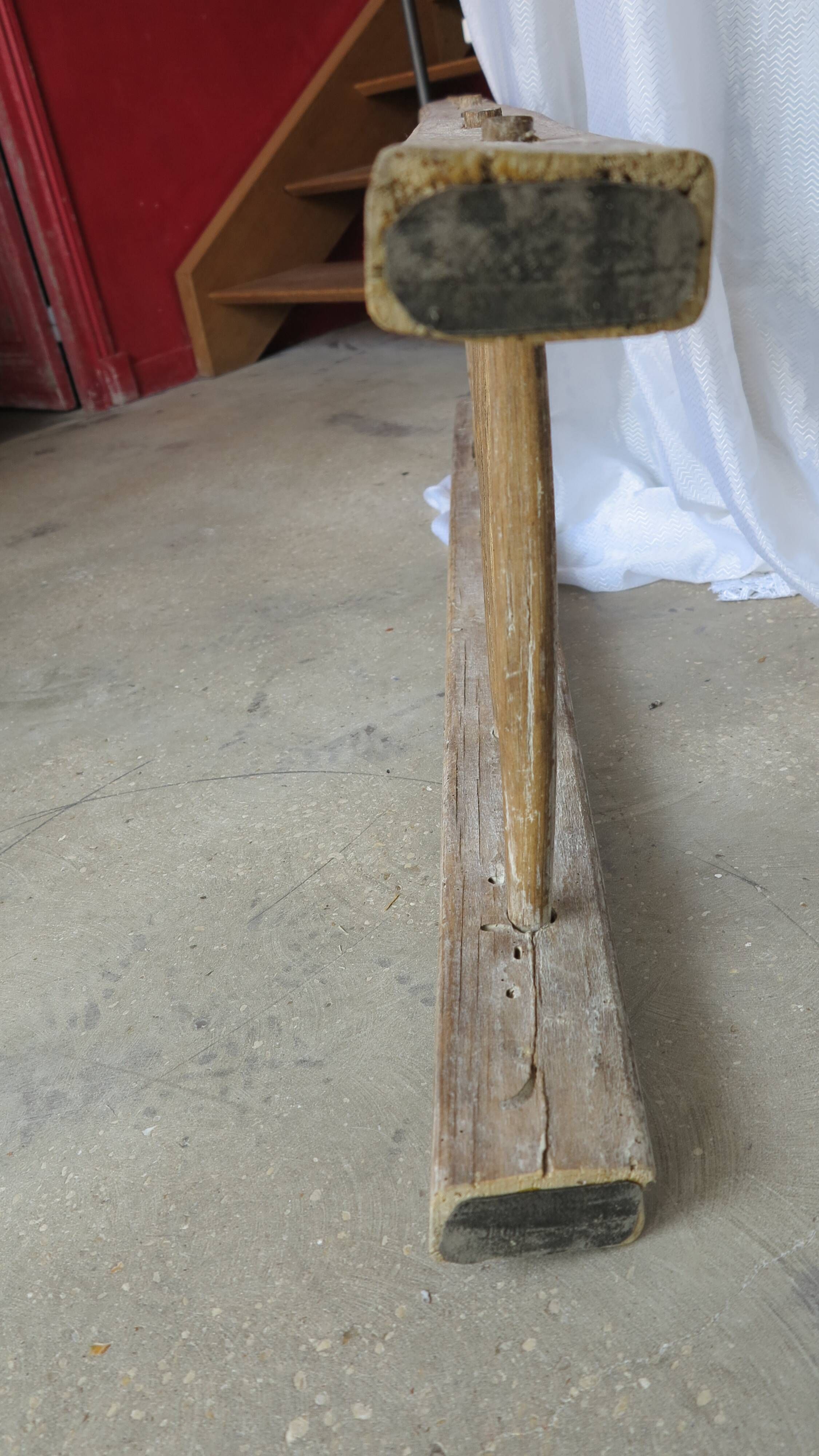 decorative rustic ladder