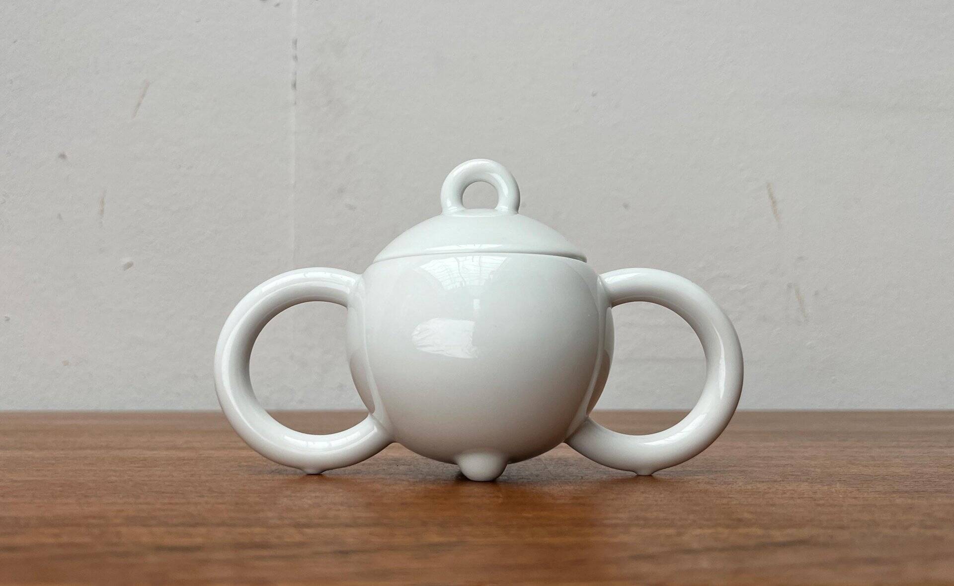 Vintage German sugar bowl Postmodern Fantasia Series by Matteo Thun for Arzberg, 1980s