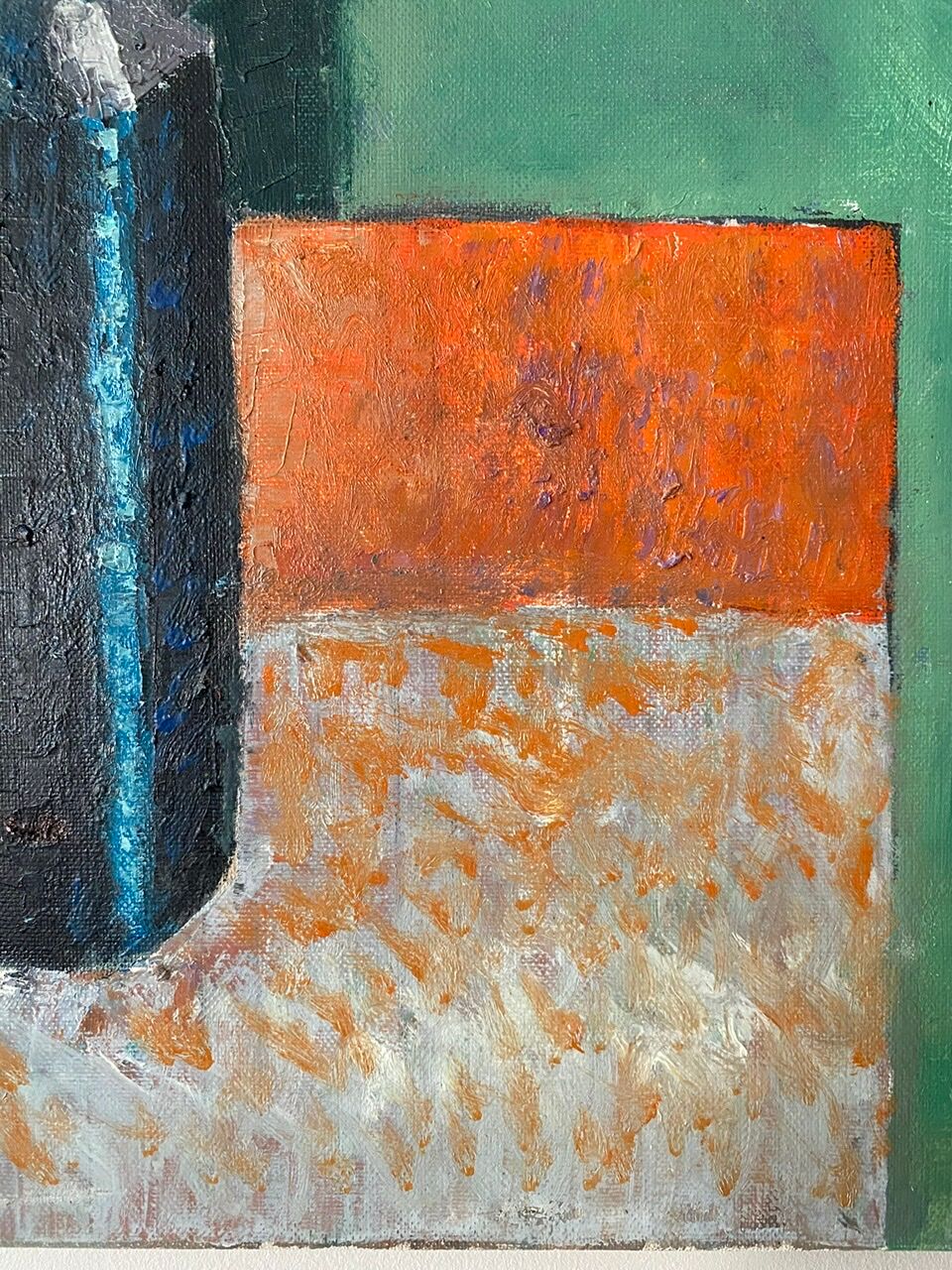 Old painting, still life with bottles signed Milliquet (1896-1982)