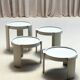Nest of side tables 'Model 780', Gianfranco Frattini, Cassina, Italy, 1960s
