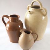 Pitcher in glazed stoneware