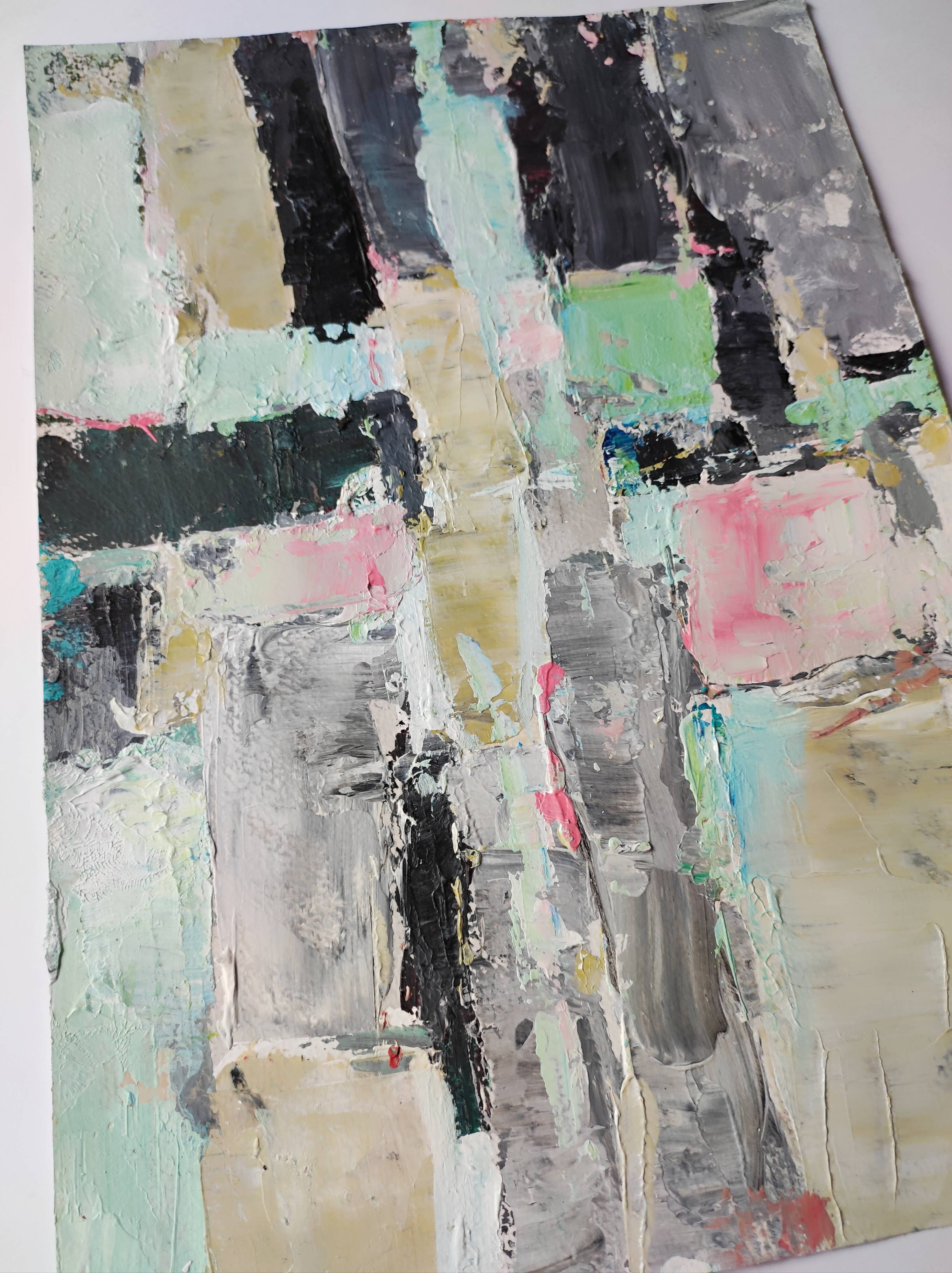 Original abstract urban landscape