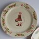 4 plates in old earthenware