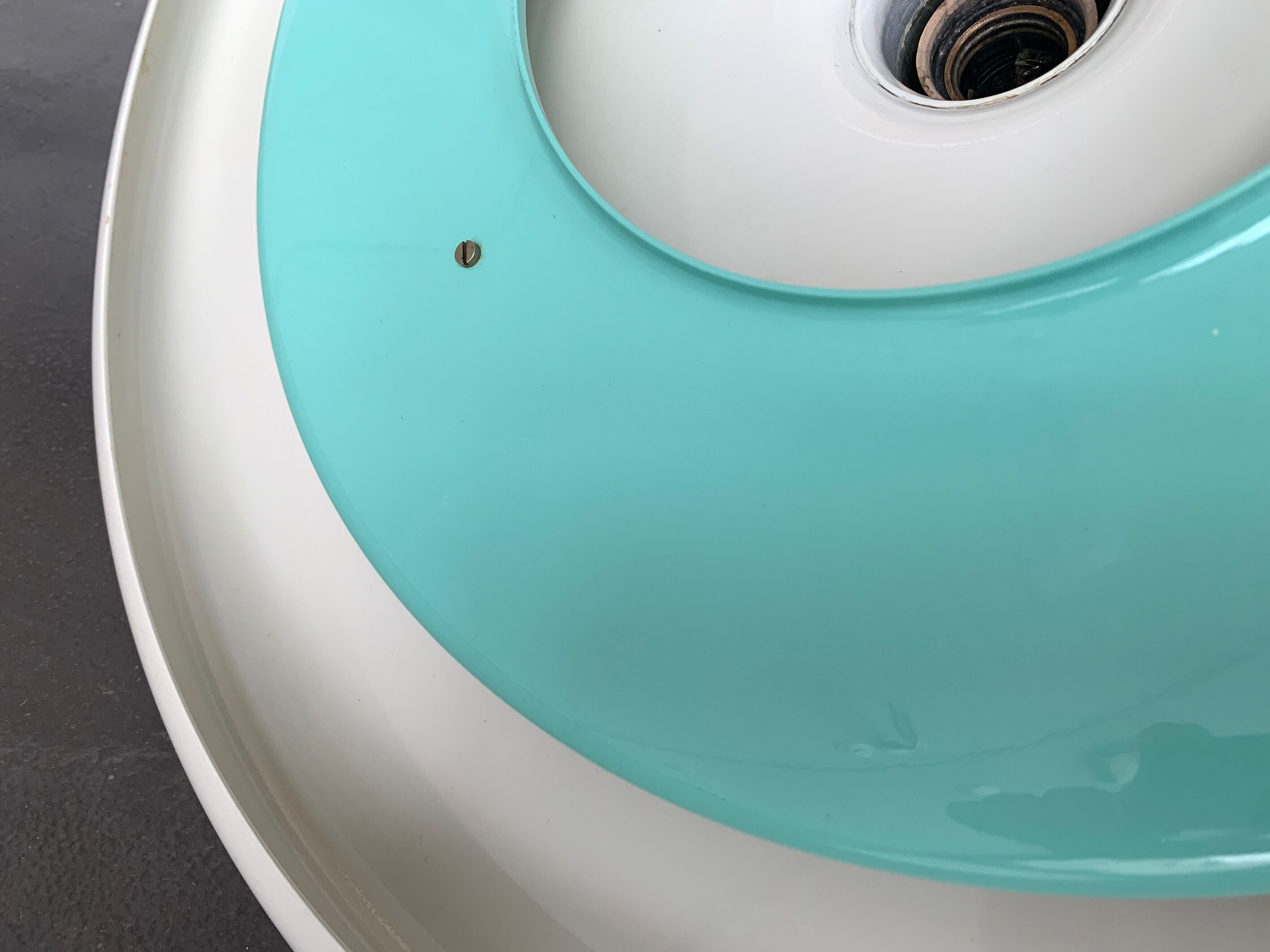 Space-Age Optima pendant lamp, Hans Due for Fog & Morup, Denmark, 1970