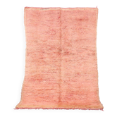 Peach Vintage Moroccan Rug 162 x 249 cm - Handmade Berber Rug - Wool Rug