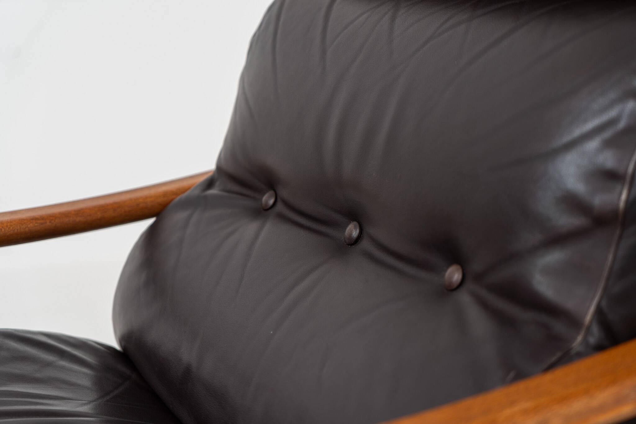 Fauteuil en cuir par Glostrup