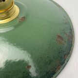 Industrial enamel pendant lamp