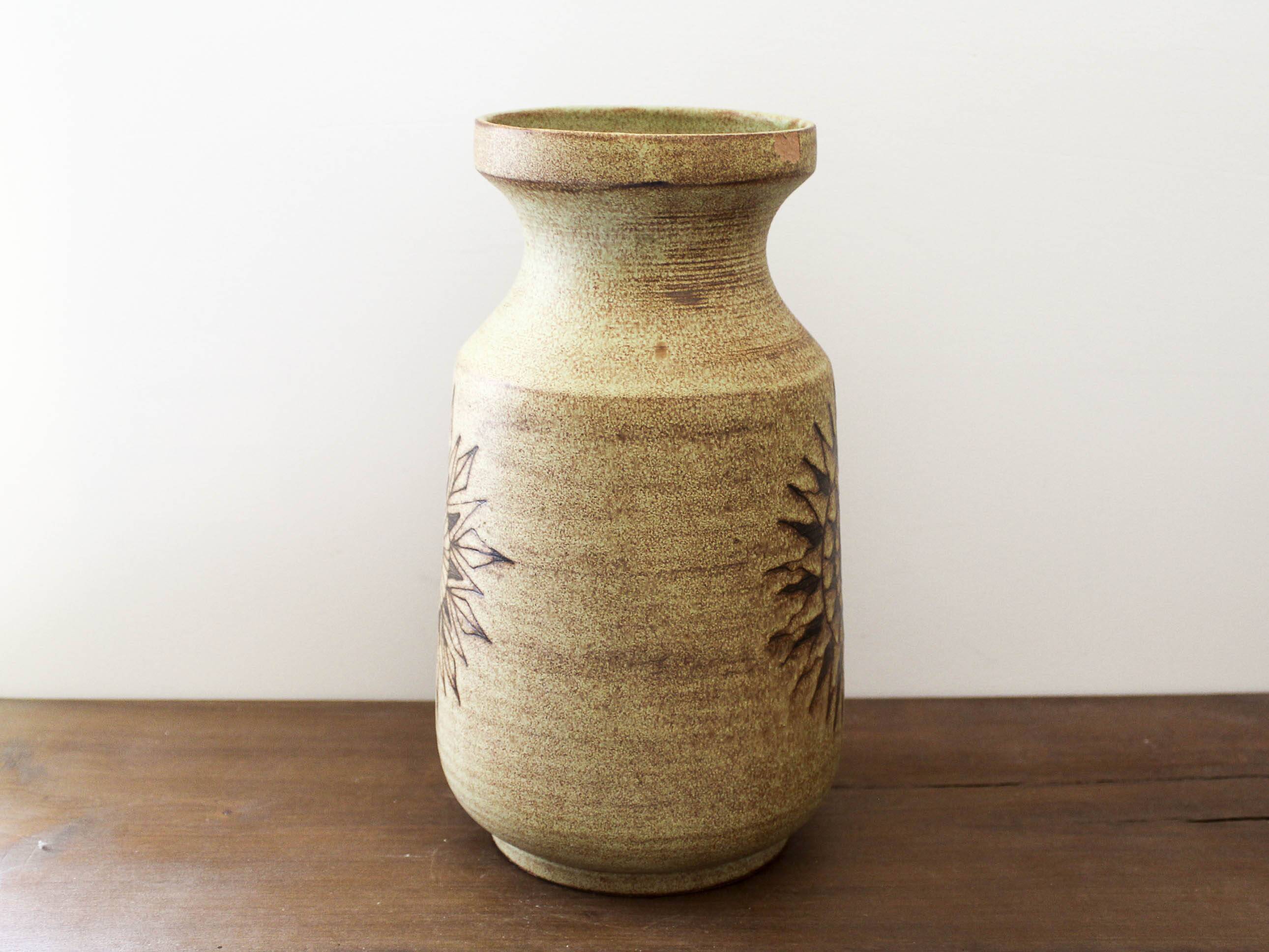 Fonck and Mateo Vallauris ceramic vase