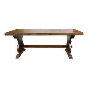 Table monastère en acajou