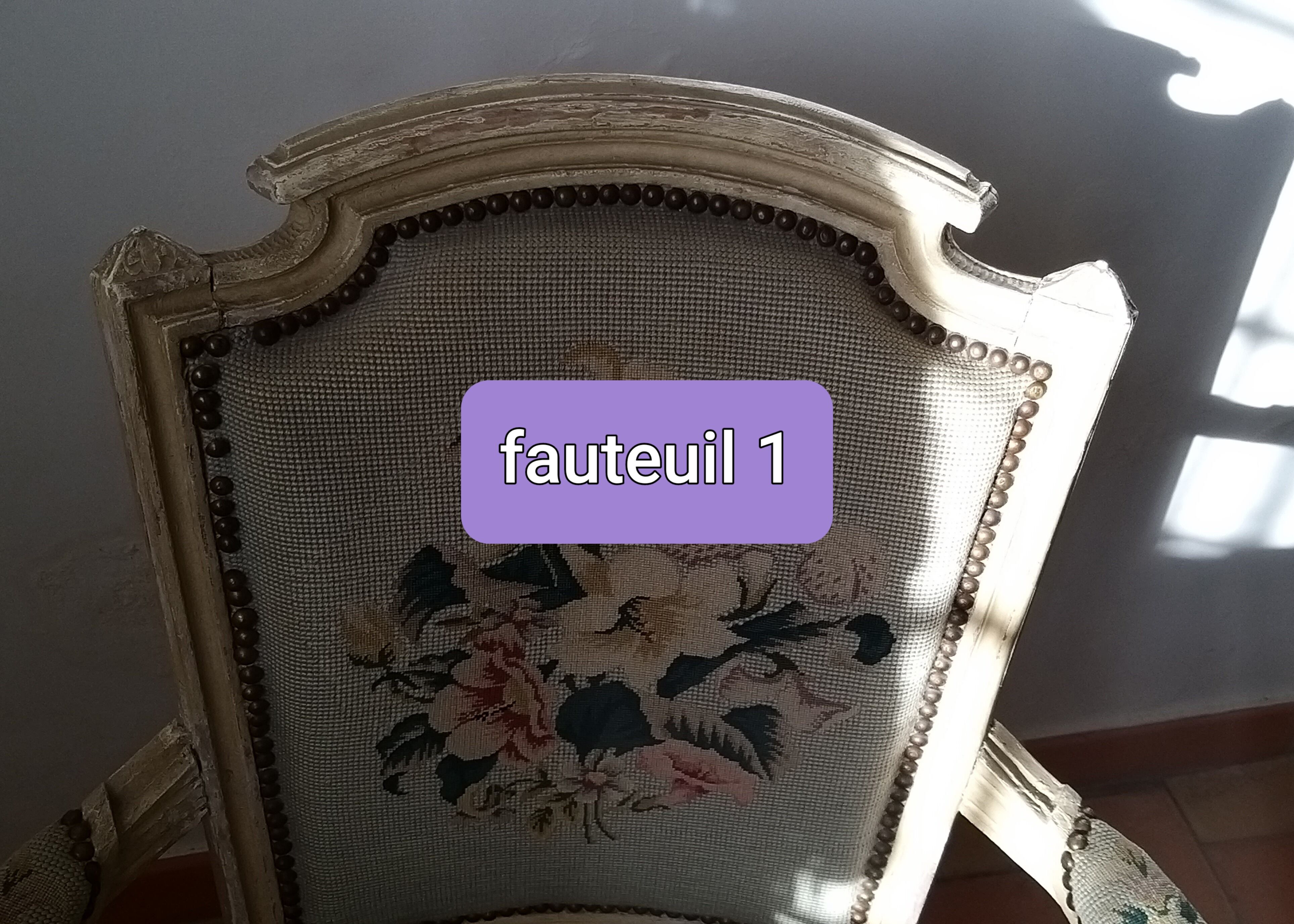Pair of old armchairs