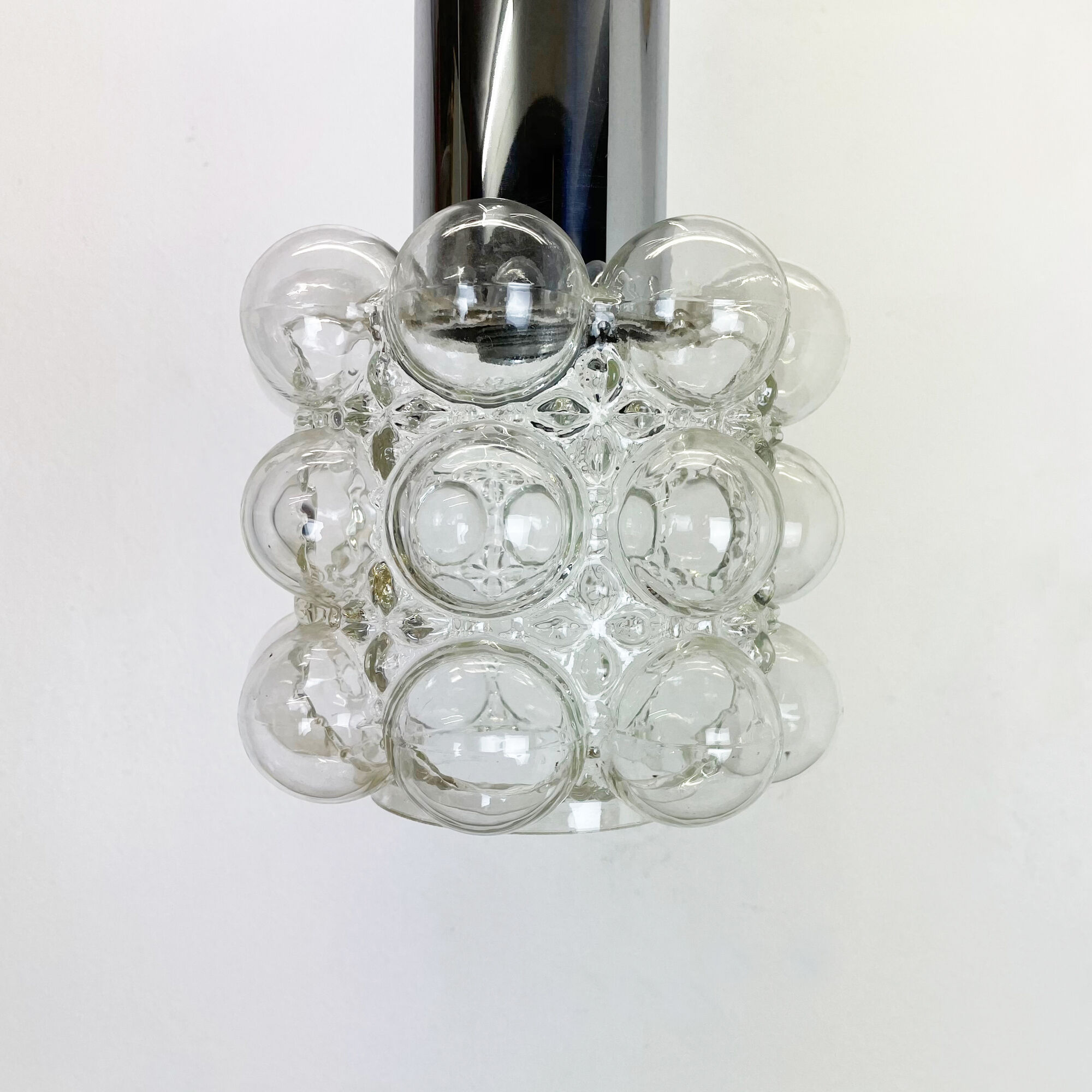 Glass bubble hanging by Helena Tynell for Glashütte Limburg, Germany 1960