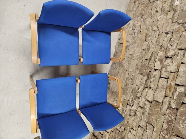 Lot de 2 banc de salle d'attente 1980/90