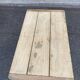 Renovated Parisian desk in raw solid wood 1950 - 80x45cm