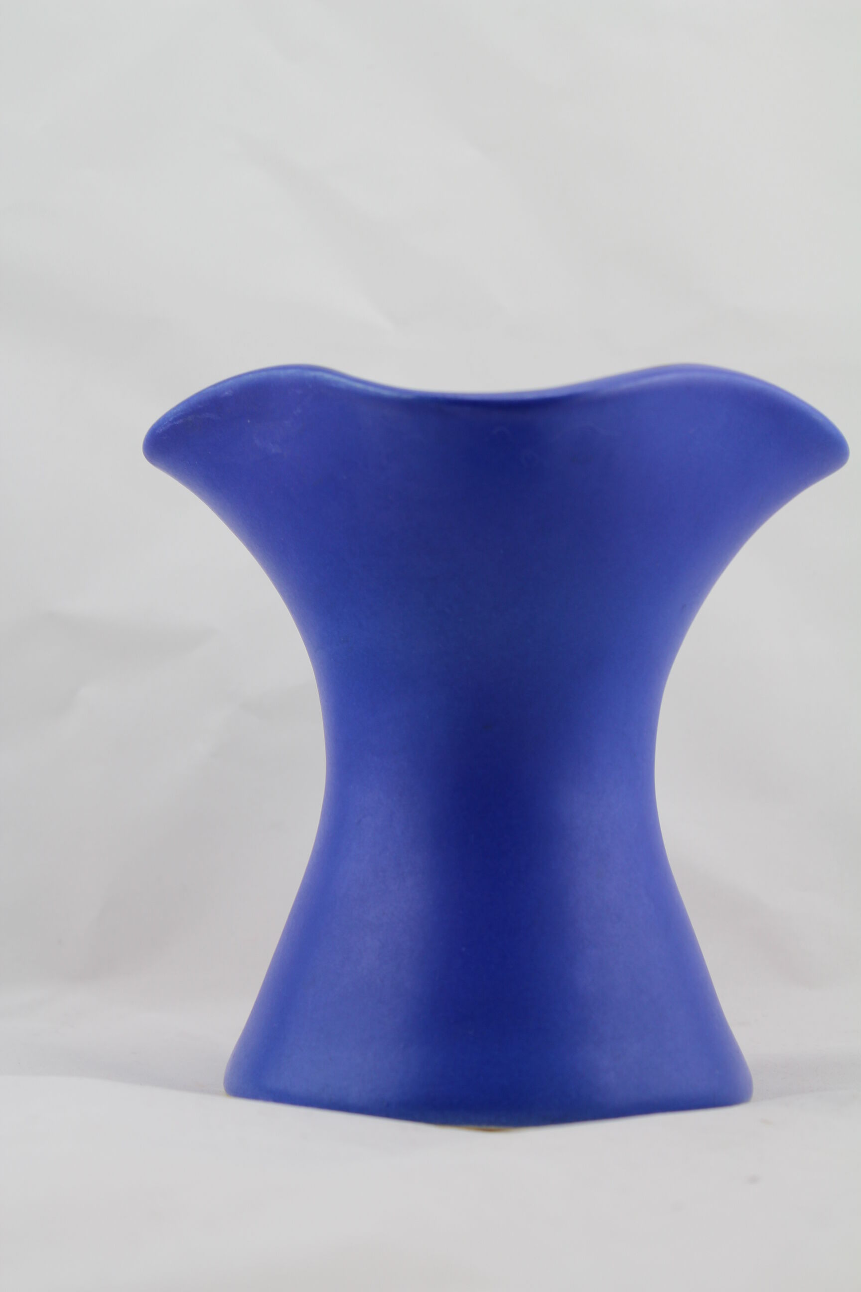 Vase modern Blue ceramic Topeko Keramik West Germany