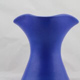 Vase en céramique bleu moderne Topeko Keramik West Germany