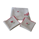 Nappe à thé et serviettes