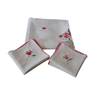 Tea tablecloth and napkins