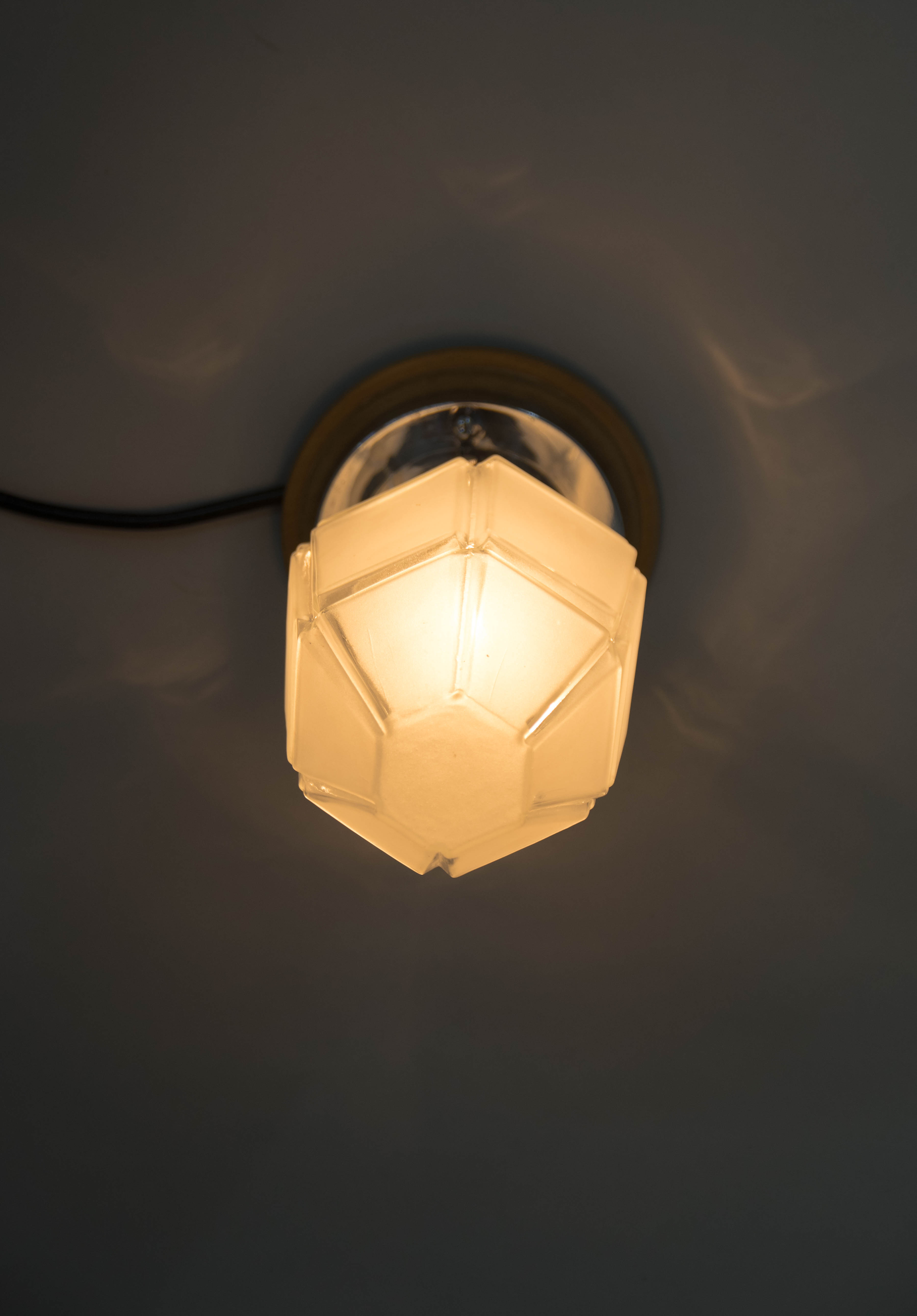 Restored 1910s pendant light