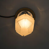 Art nouveau flush mount 1910s restored