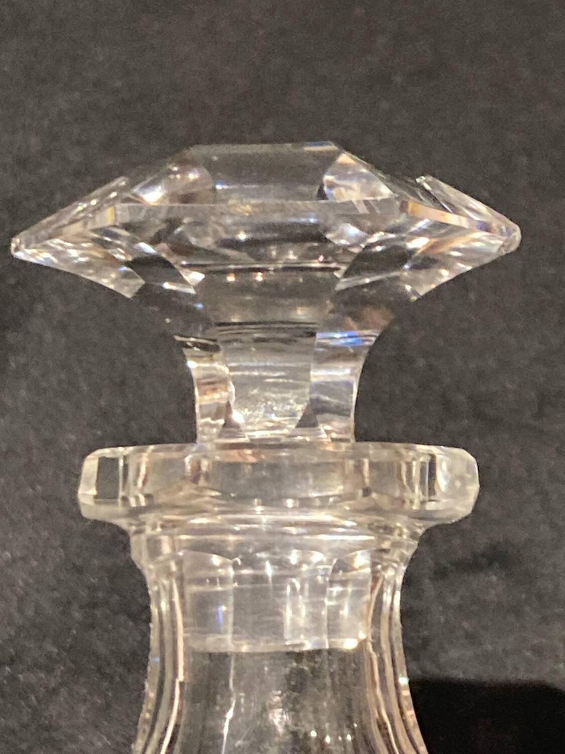 Small whisky crystal carafe