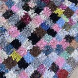 Moroccan Boucherouite Carpet - 106 x 188 cm