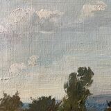 Oil on canvas signed and dated 1910