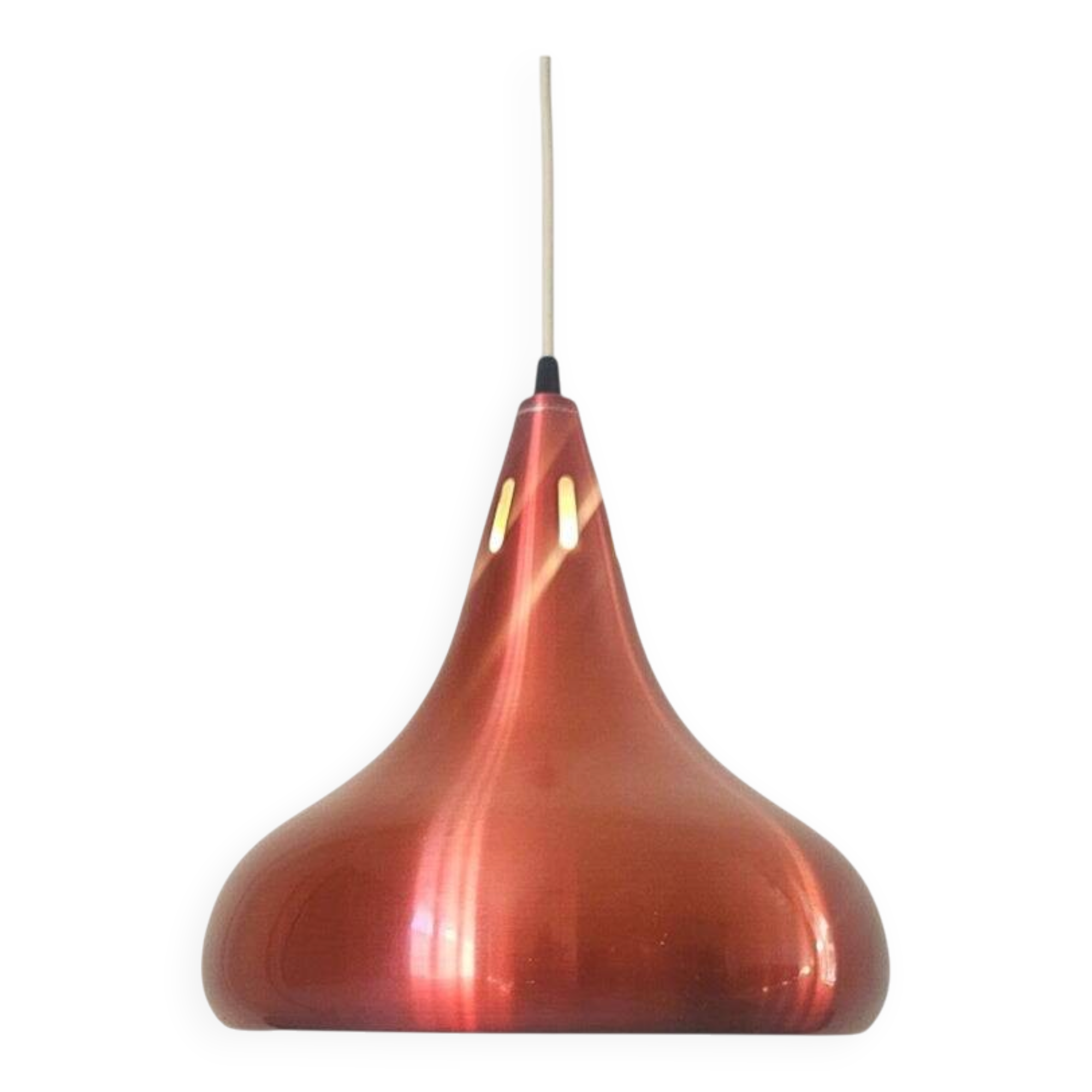 Rare Midcentury Pendant Orient in style of Jo Hammerborg, Denmark, 1970s