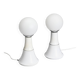 Pair of bedside lamps, circa 1970
