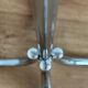 Vintage stainless steel coat rack – 12 hooks
