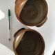2 Bols grès artisanal brun vert signés