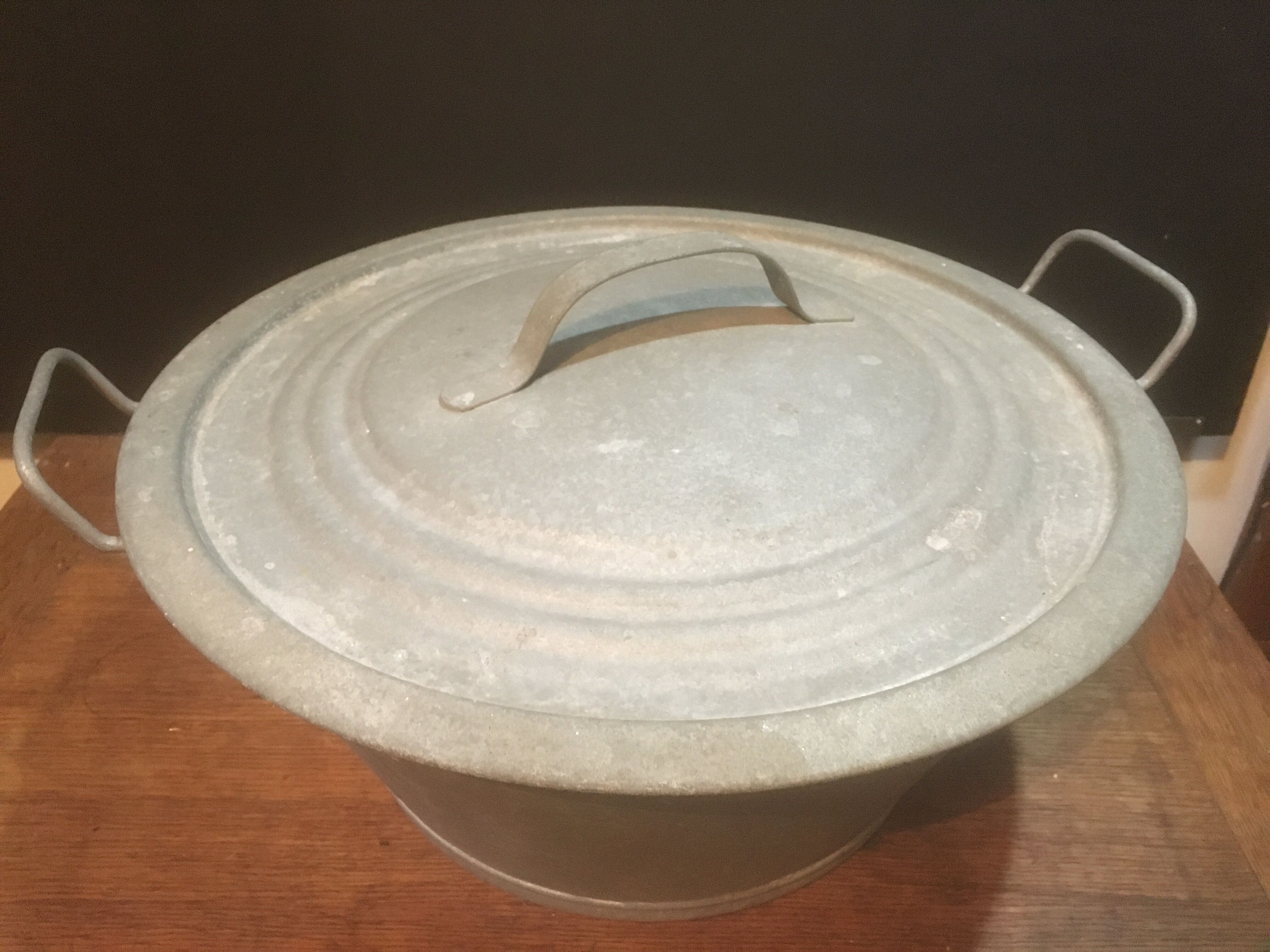 Basin & zinc lid Ø 43