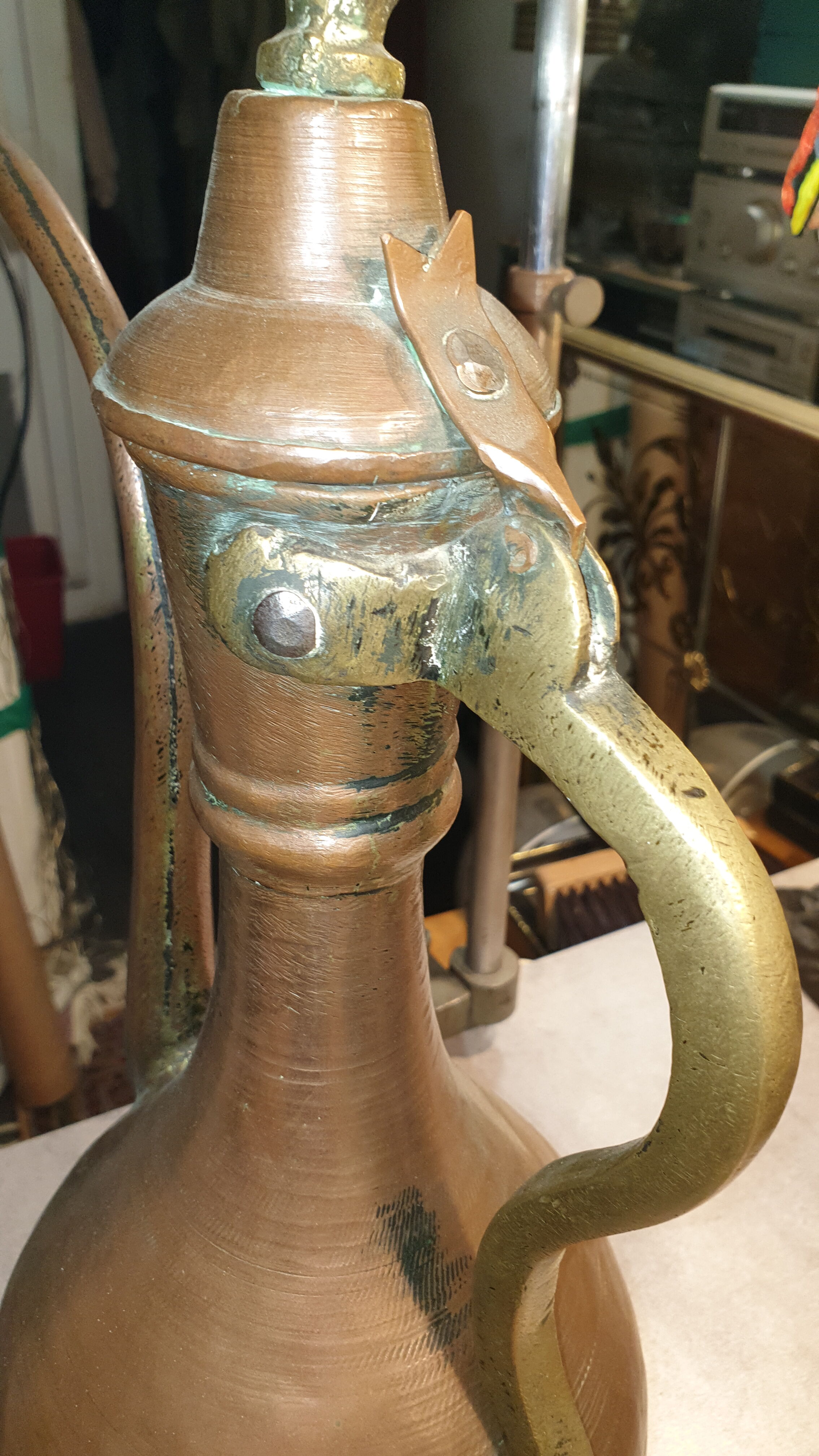 Copper ewer North Africa