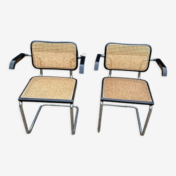 2 B64 armchairs by Marcel Breuer