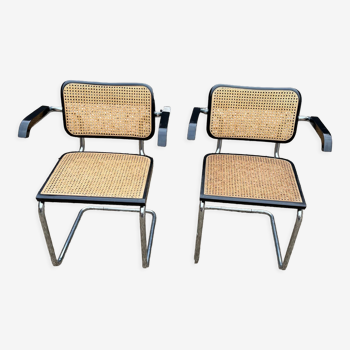 2 fauteuils B64 de Marcel Breuer