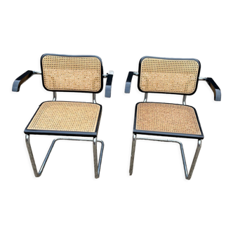 2 fauteuils B64 de Marcel Breuer