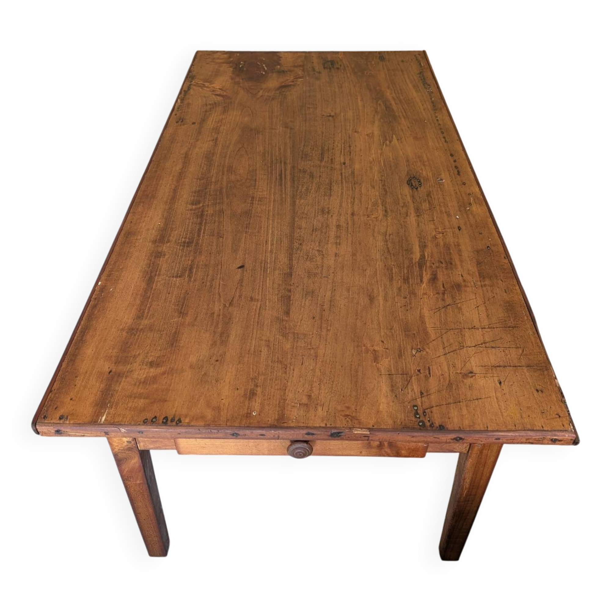 Grande table basse de ferme