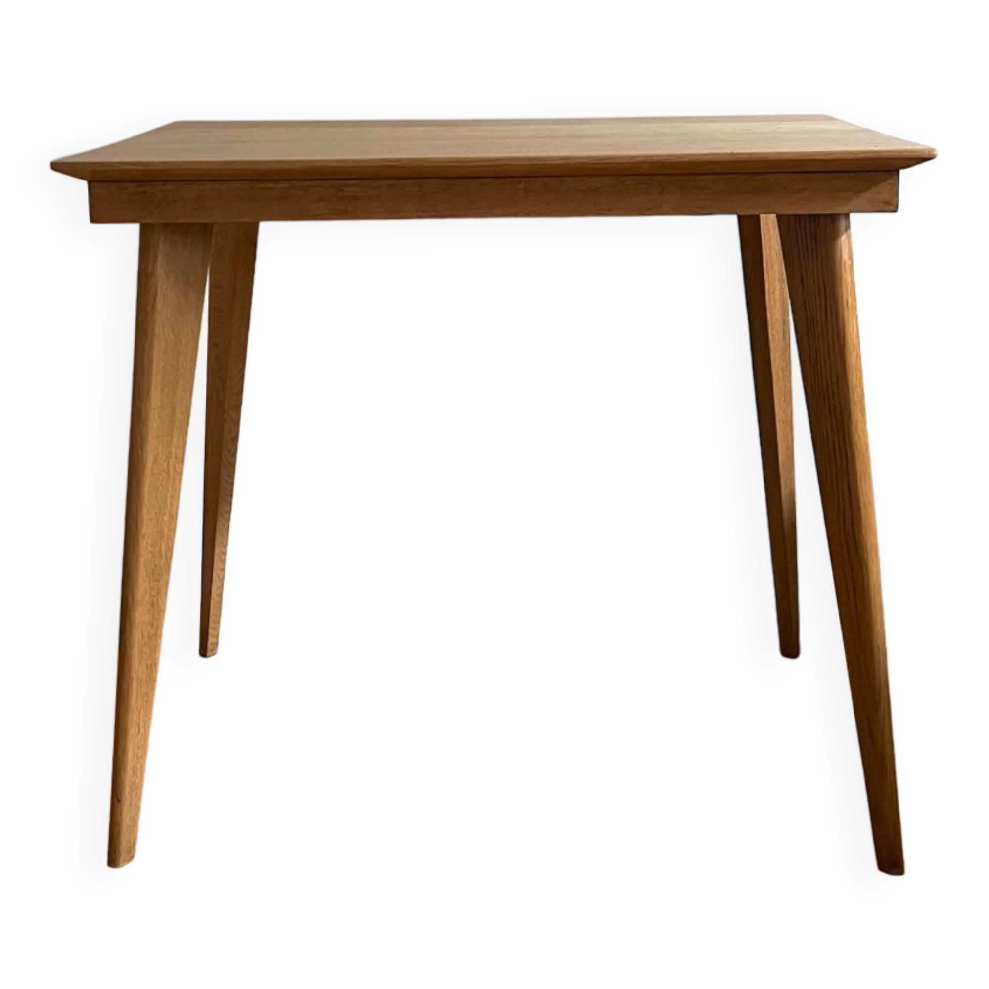 Side table with compass legs