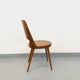 Chaise Mondor vintage de marque Baumann en bois des années 60
