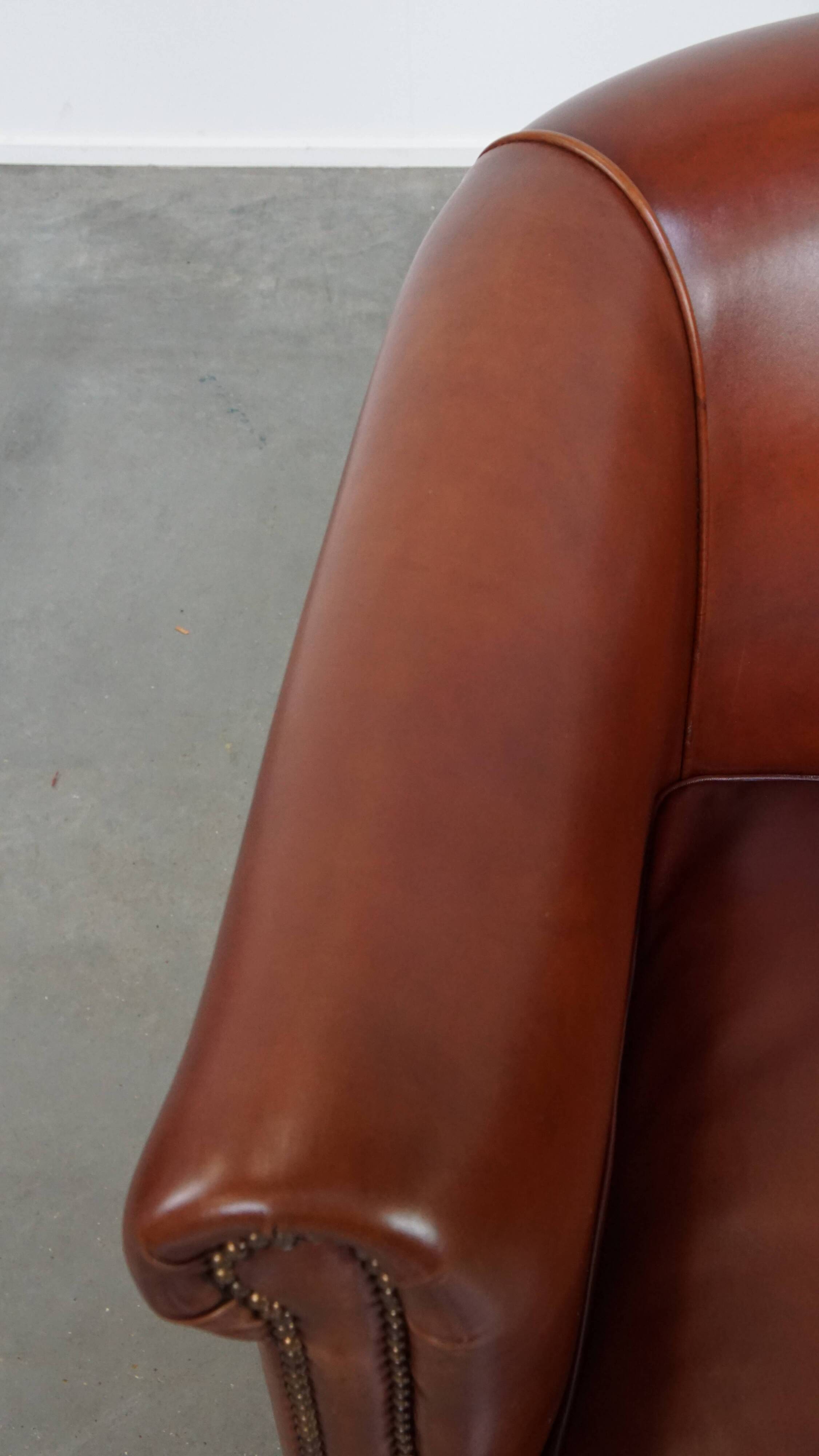 Club Chair in Cowhide Leather