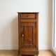 Antique wooden bedside table: set of 2