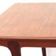 Table à manger scandinave vintage en Teck