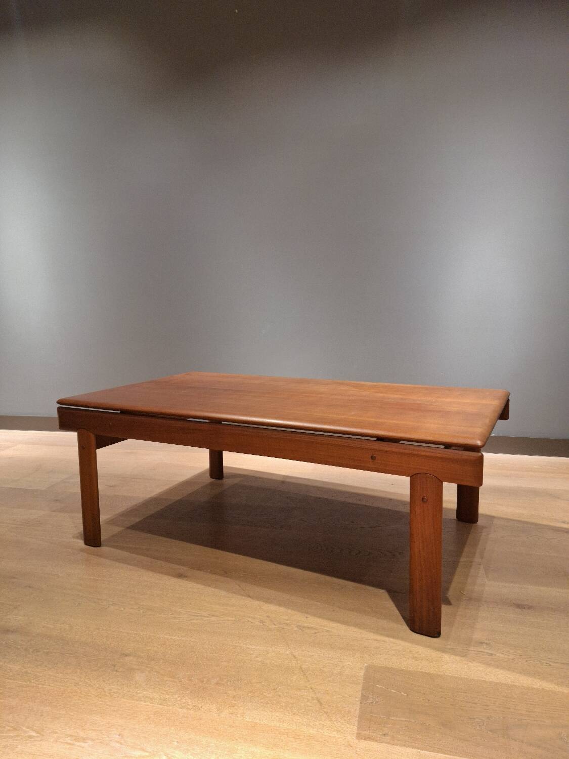 Vintage teak coffee table designed by H.W. Klein for Bramin, 1960s.