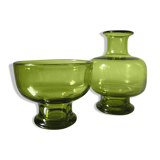 Pair of 1960’s danish glass by Per Lutken